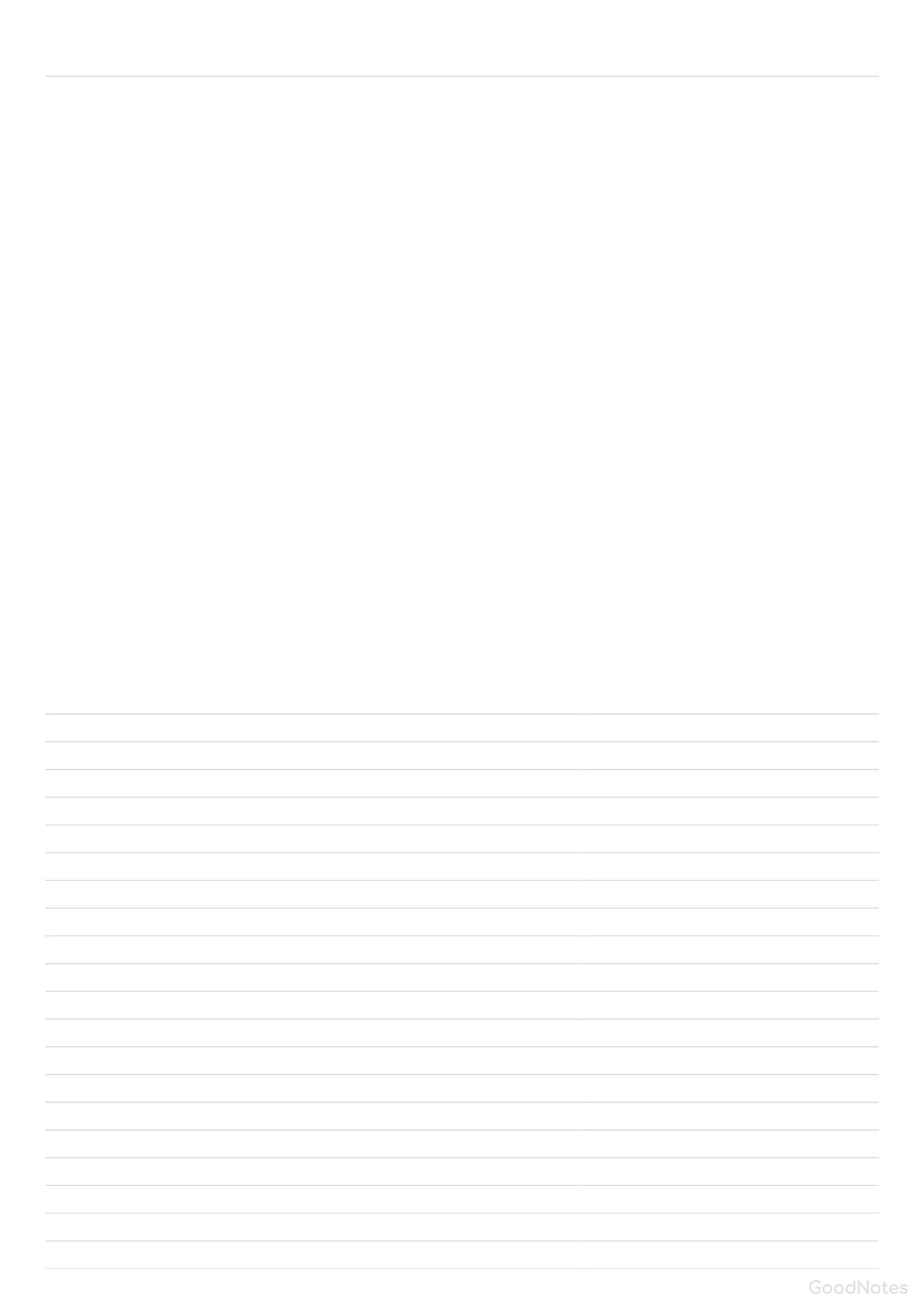 Lined Paper - Single Column Mix